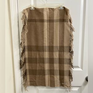 Burberry multitonal check wool scarf